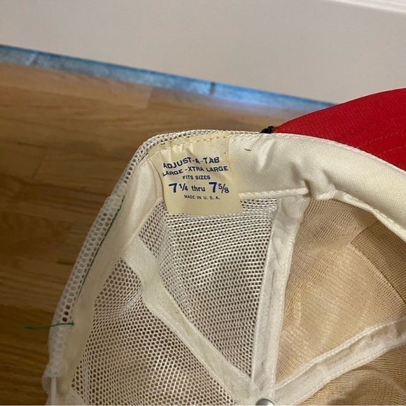 Vintage Brillion Steel Iron Works Patch Mesh Snap Back Hat Trucker USA Made - Picture 6 of 11